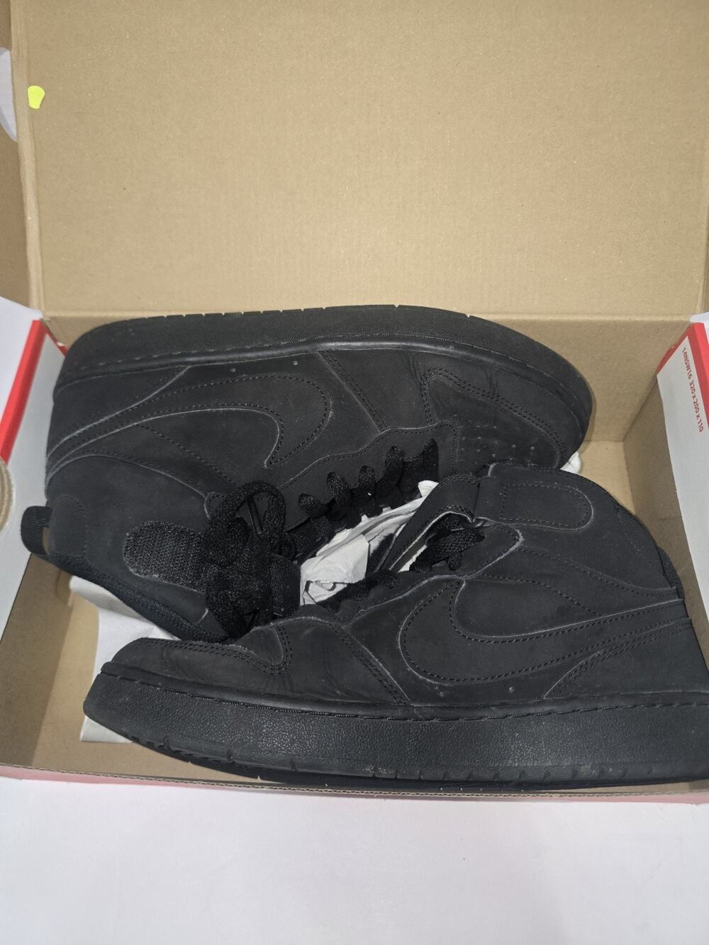 Nike Court Borough Mid 2 GS Black Size 7Y